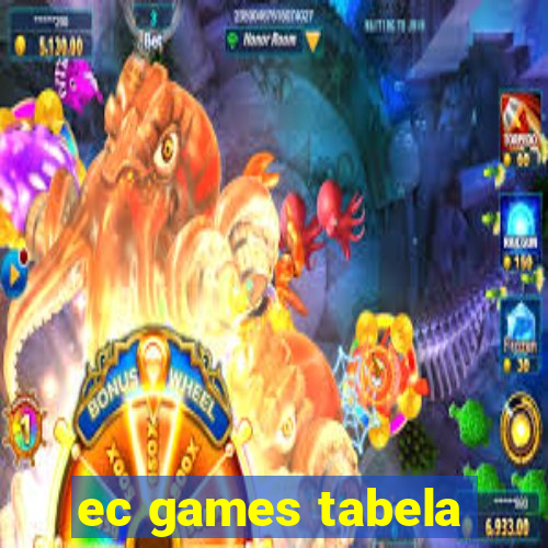 ec games tabela